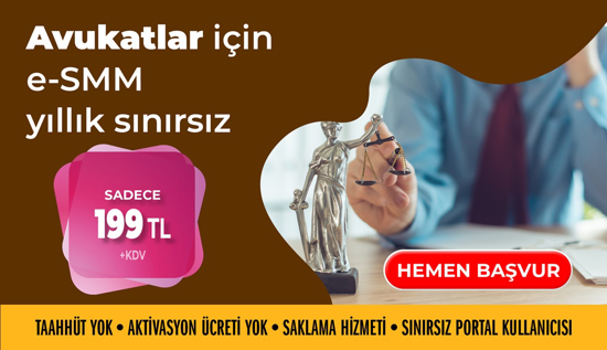 Avukatlar için E-SMM resmi