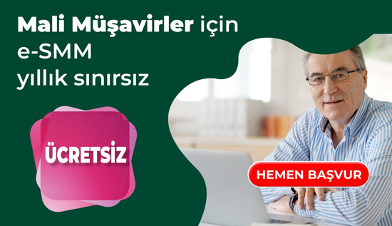 Mali Müşavirler için E-SMM resmi